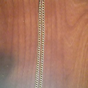 22k gold chain 24inches with bear pendant  total10 grams 22k